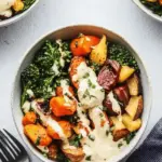 Roasted Root Vegetable Bowls with Tahini Dressing