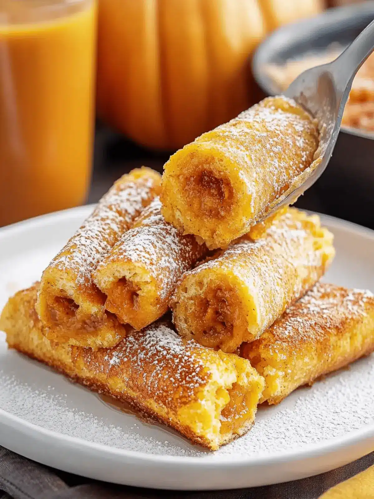 Delicious Pumpkin French Toast Roll-Ups to Wow Your Guests 2 Pumpkin French Toast Roll-Ups