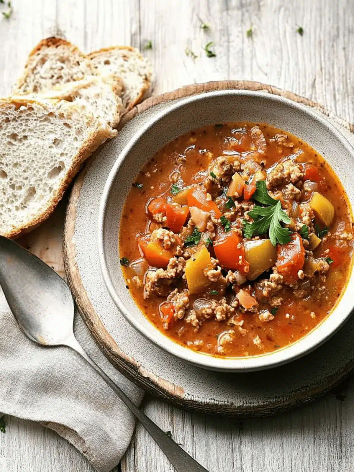 Hearty Stuffed Pepper Soup Recipe for Cozy Nights at Home 4 Stuffed Pepper Soup