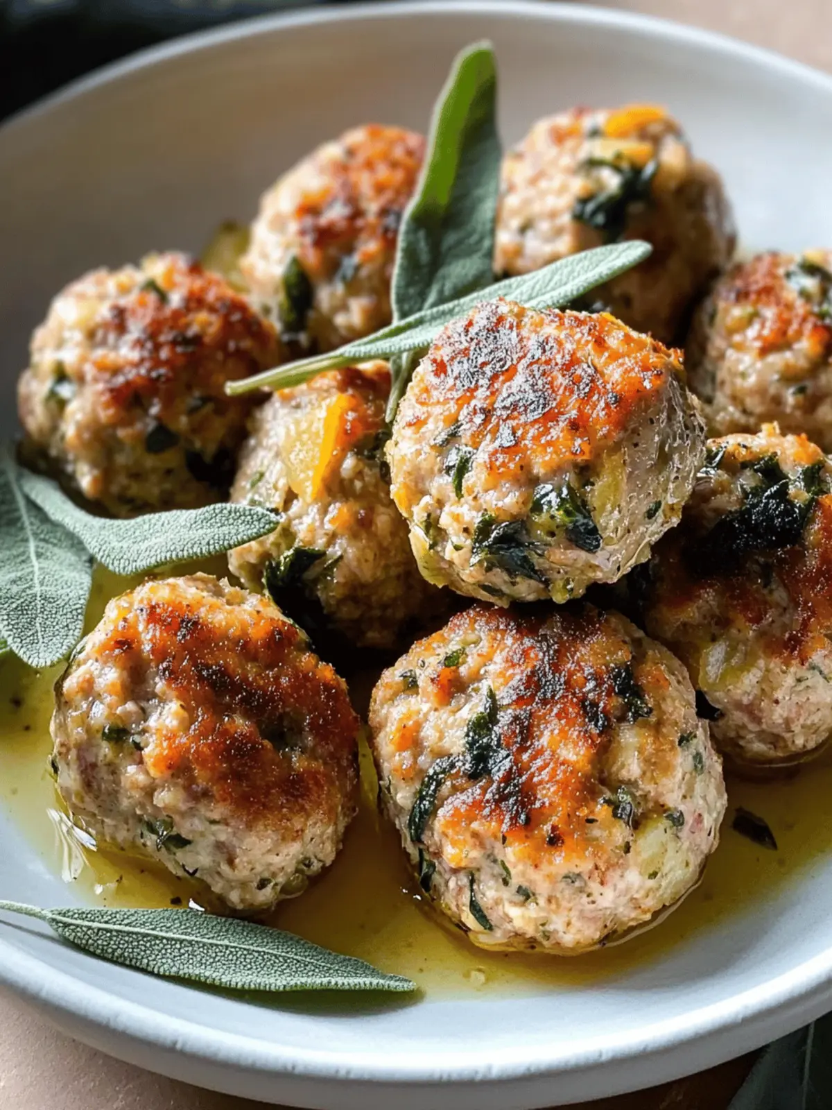 Apple and Sage Turkey Meatballs for a Cozy Dinner Night 2 Apple and Sage Turkey Meatballs