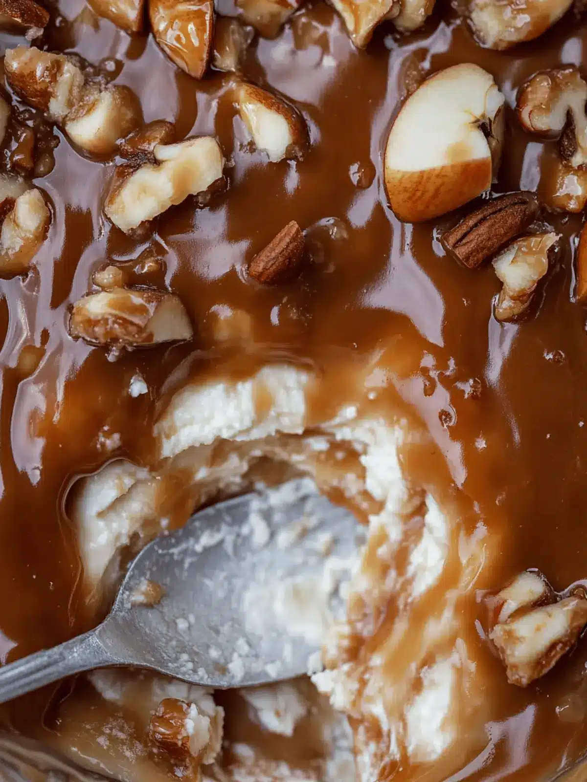 Easy caramel apple cheesecake dip