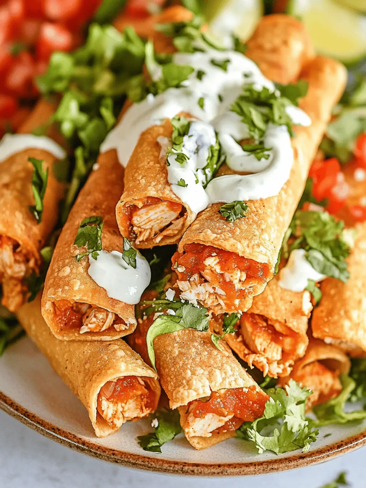 Spicy Chicken Taquitos: Your New Go-To Crunchy Delight 4 Spicy Chicken Taquitos