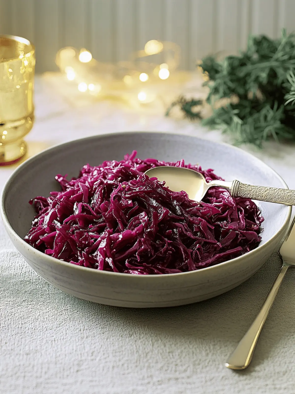 Flavor-Packed Braised Red Cabbage with Apples and Cranberries 2 Braised red cabbage