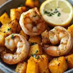 Spiced Shrimp with Roasted Honeynut squash