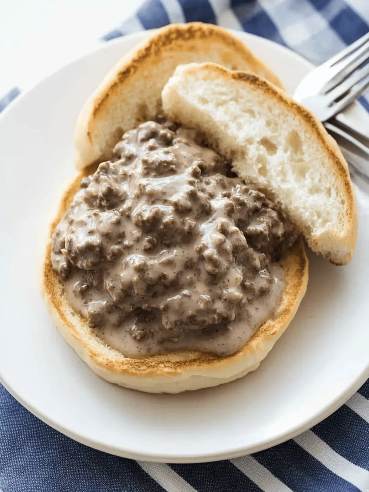 S.O.S. (Creamy Hamburger Gravy)