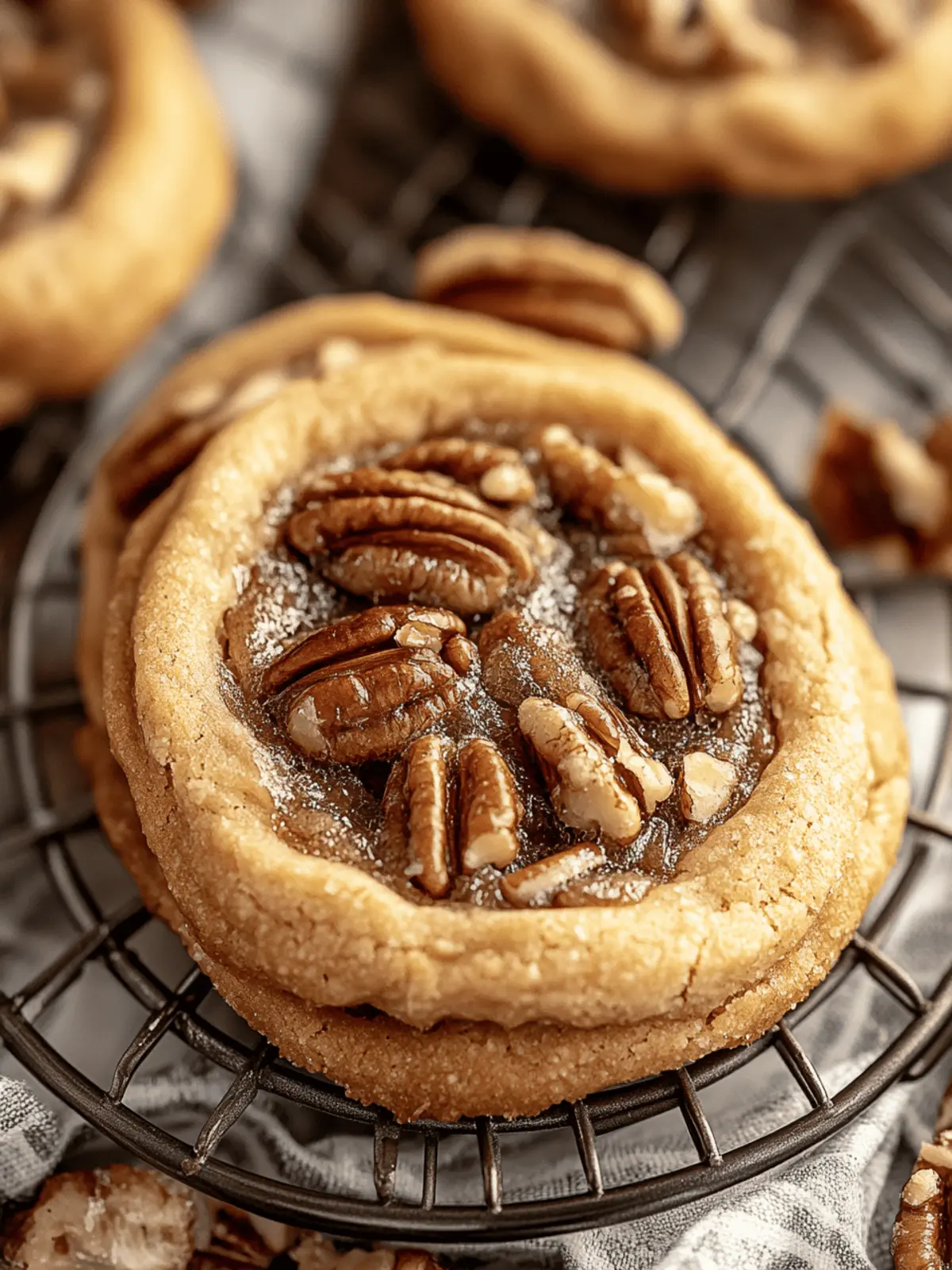 Vegan Pecan Pie Cookies