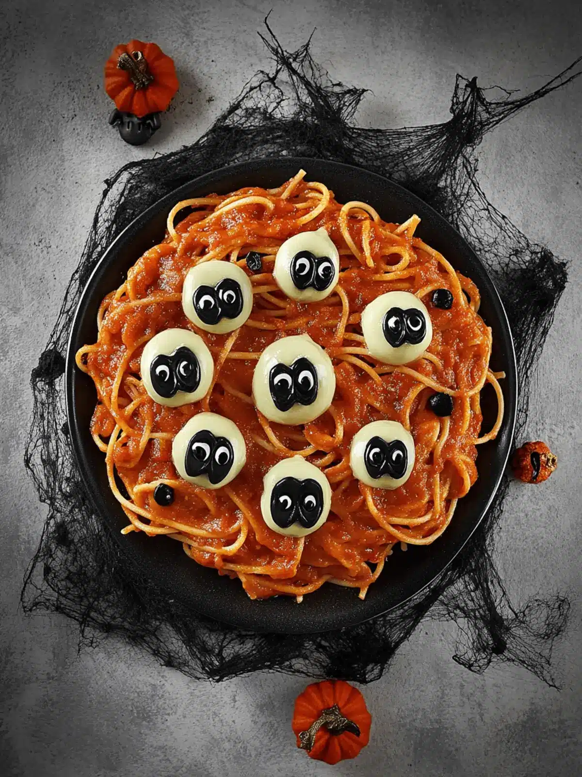 Spooktacular Halloween Pasta with Creepy Meatballs 3 Halloween Pasta