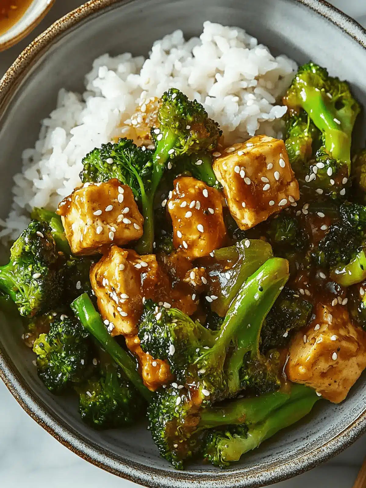 Sesame Tofu & Broccoli