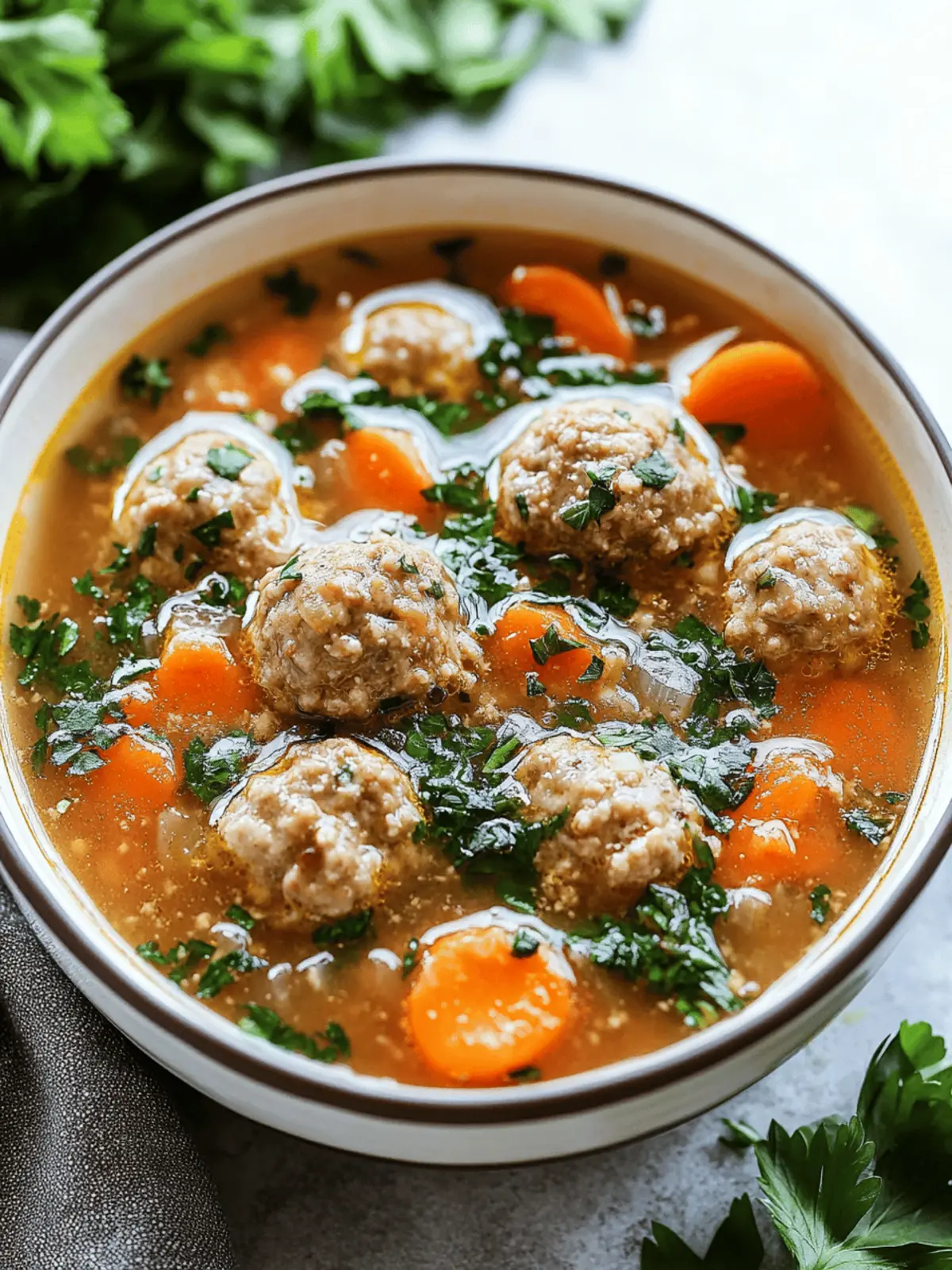 Crockpot Meatball Soup