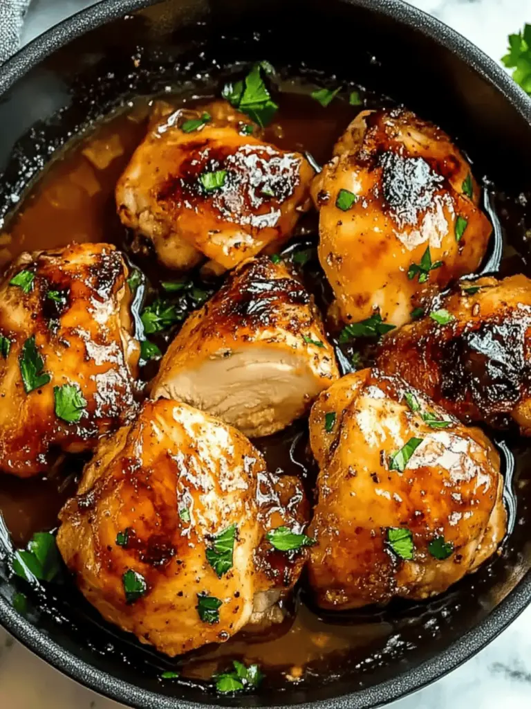 Apple Cider Glazed Chicken