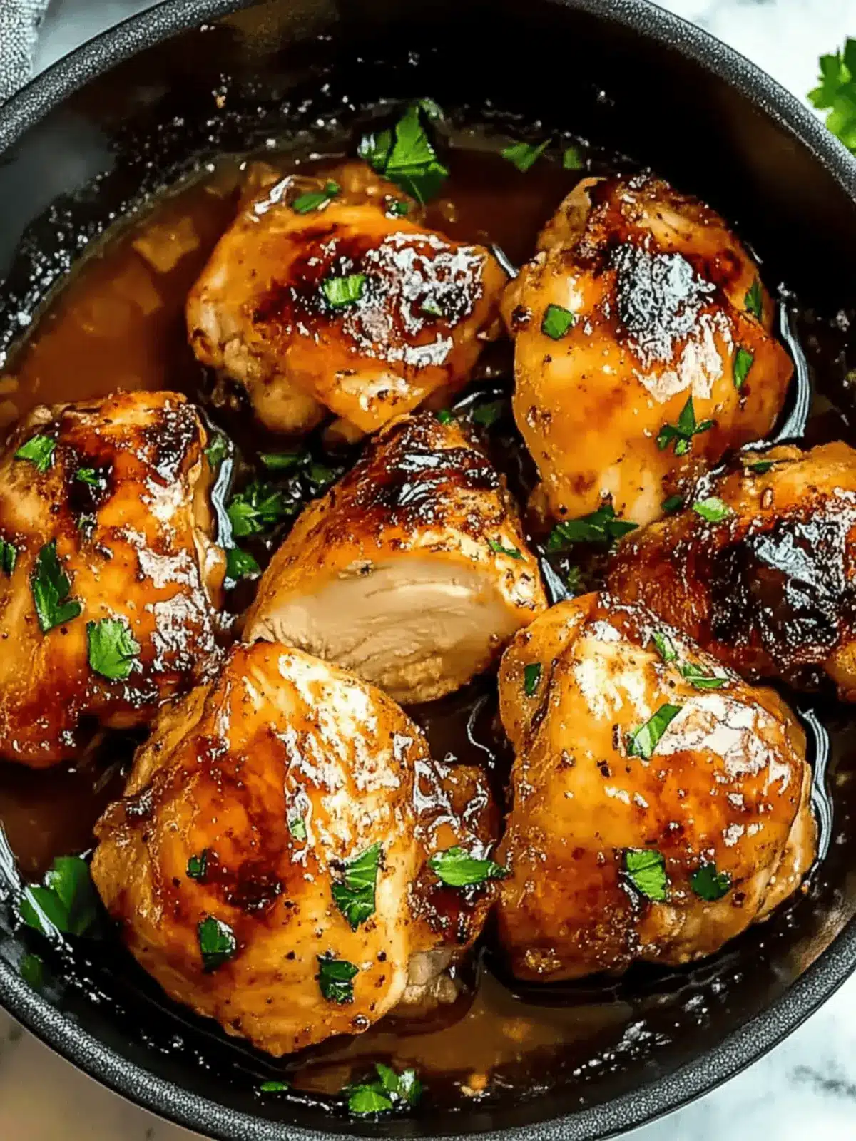 Apple Cider Glazed Chicken