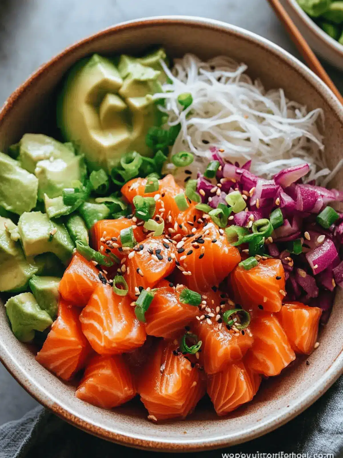 Easy Salmon Poke Bowl Recipe for a Weeknight Feast 2 Salmon Poke Bowl