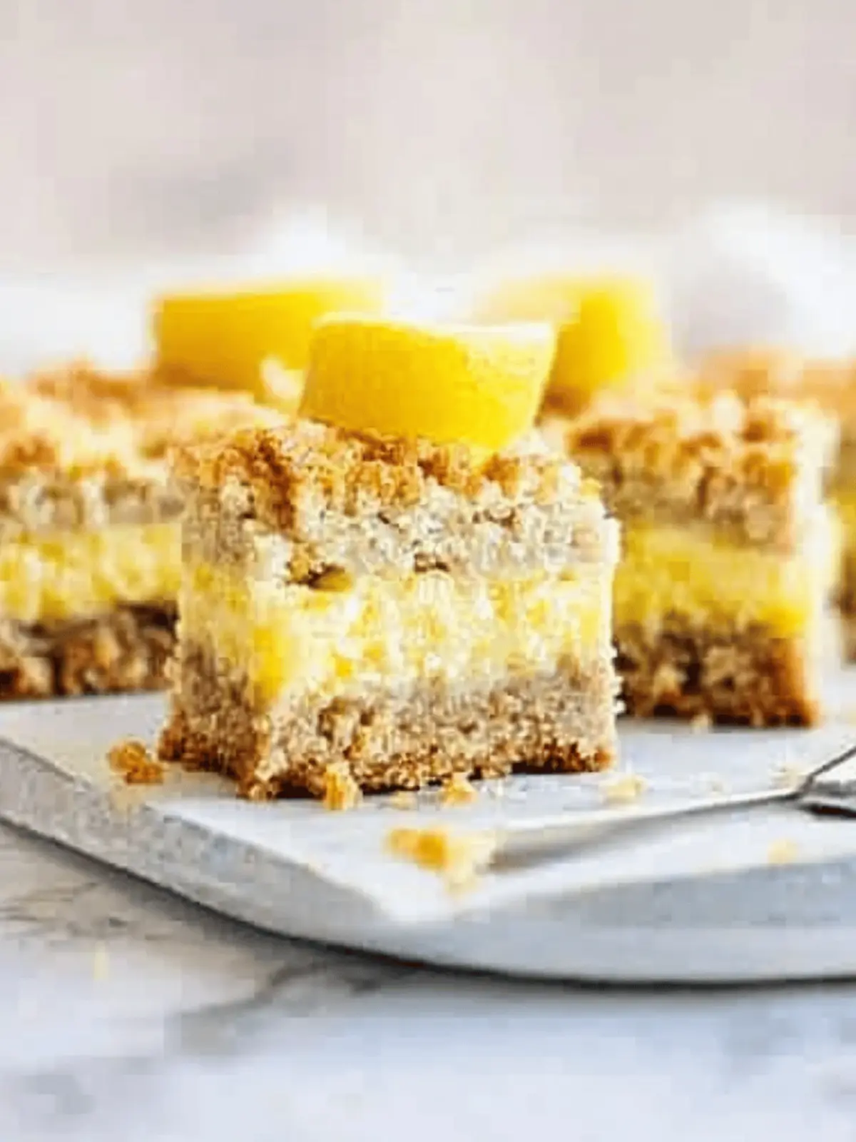 Healthy High Protein Lemon Bars