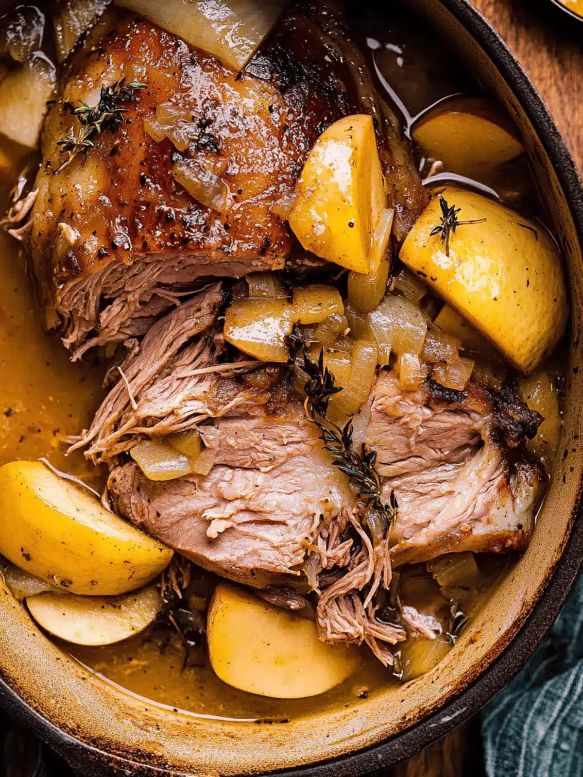 Apple Cider Braised Pork Shoulder