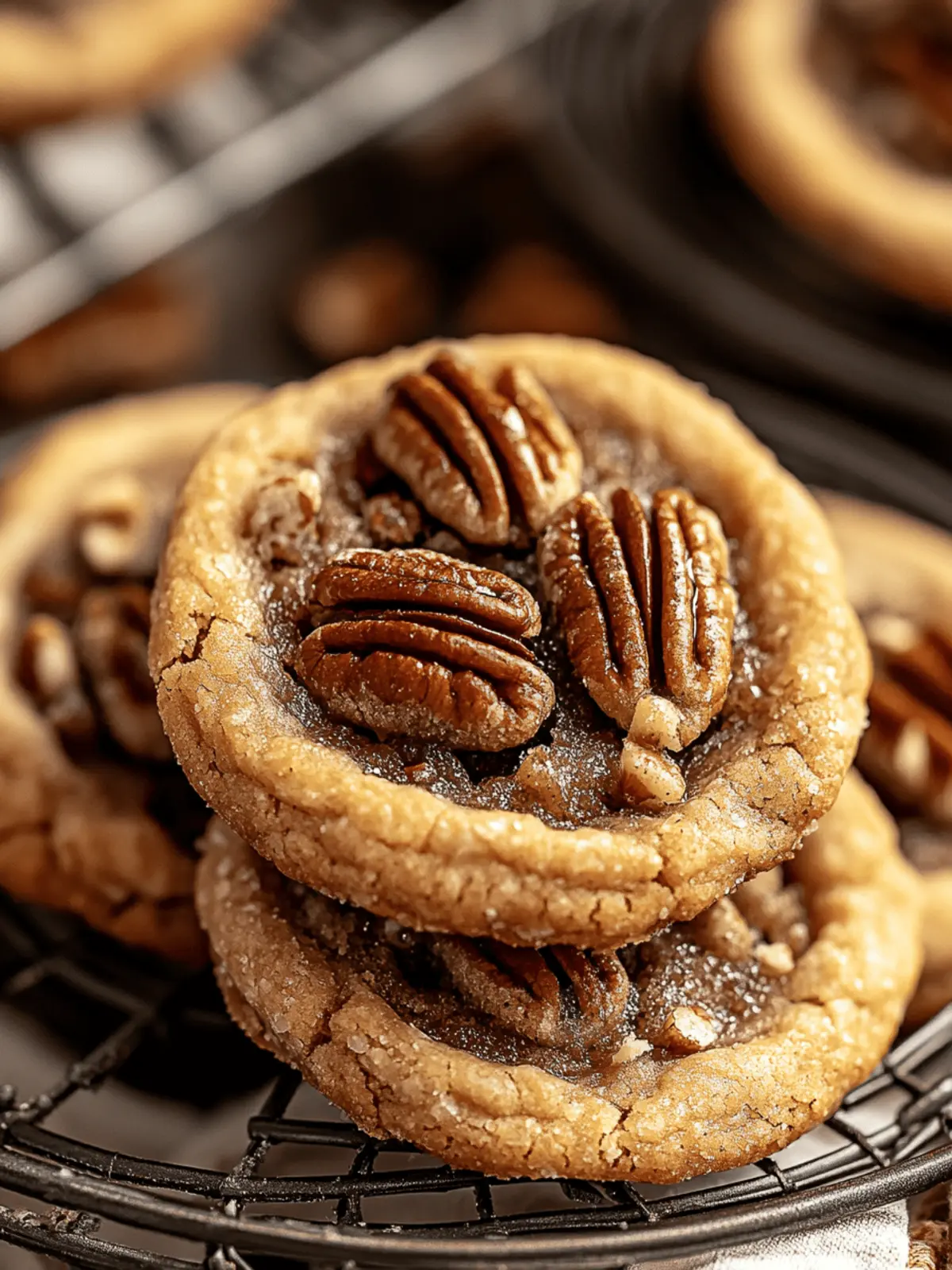 Vegan Pecan Pie Cookies