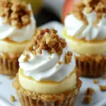 Apple Crisp Mini Cheesecakes