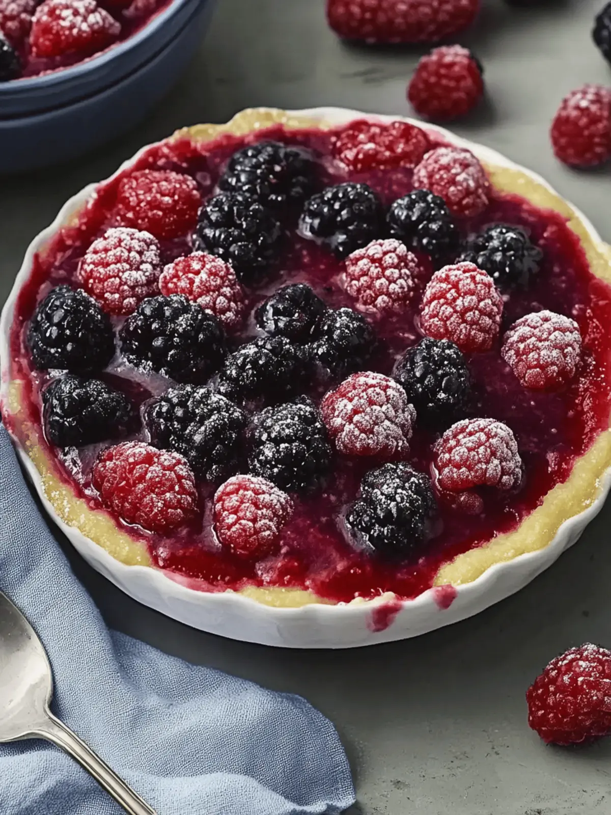 Simple Berry Pudding: Warm Comfort in Every Delicious Bite 3 Simple Berry Pudding