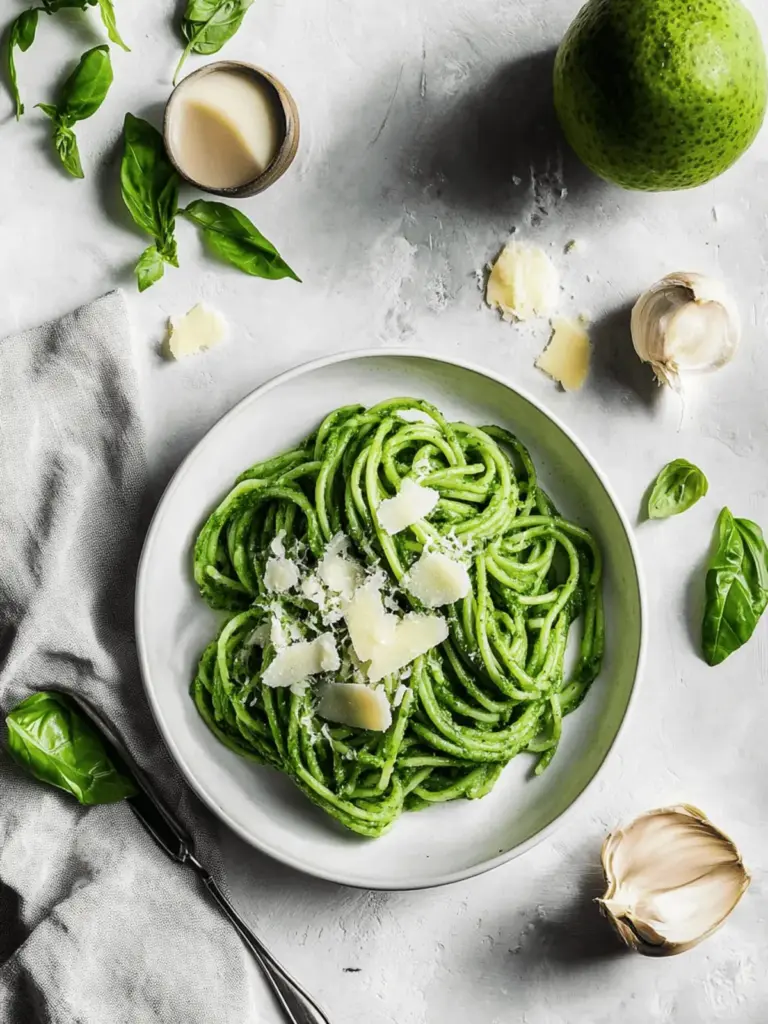 Tallarines Verdes (Peruvian Green Spaghetti)