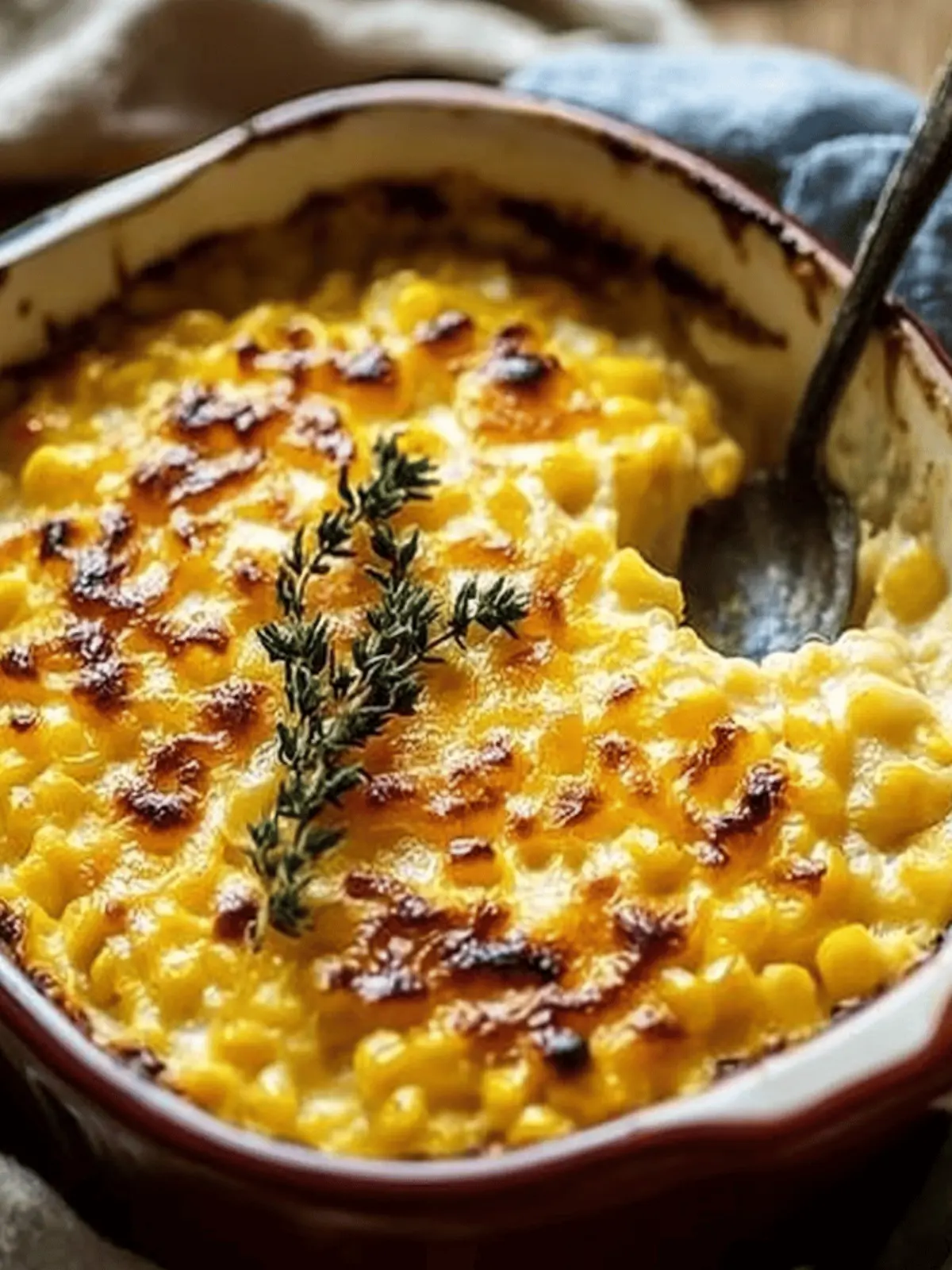 Sweet Corn Pudding