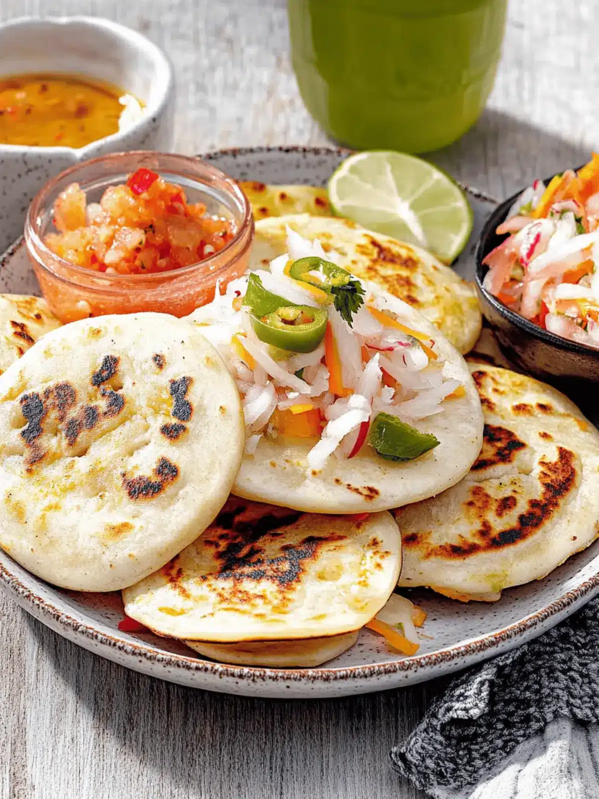 Pupusas with Curtido