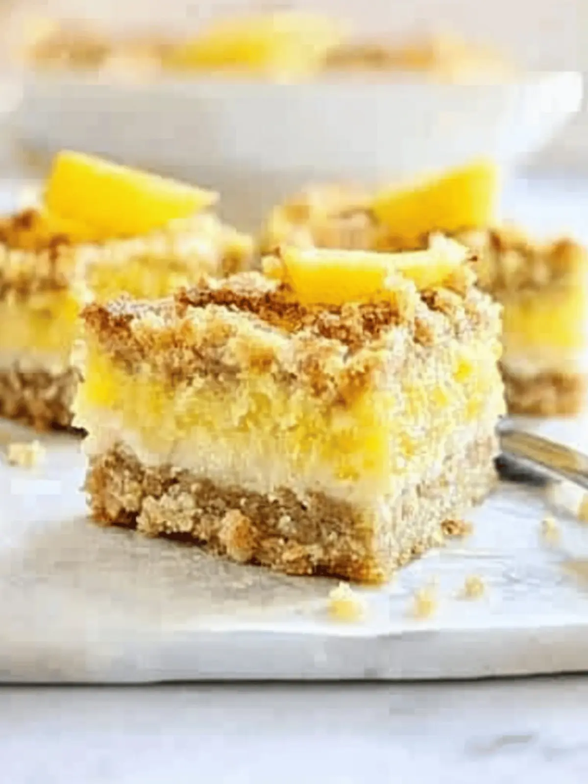 Healthy High Protein Lemon Bars