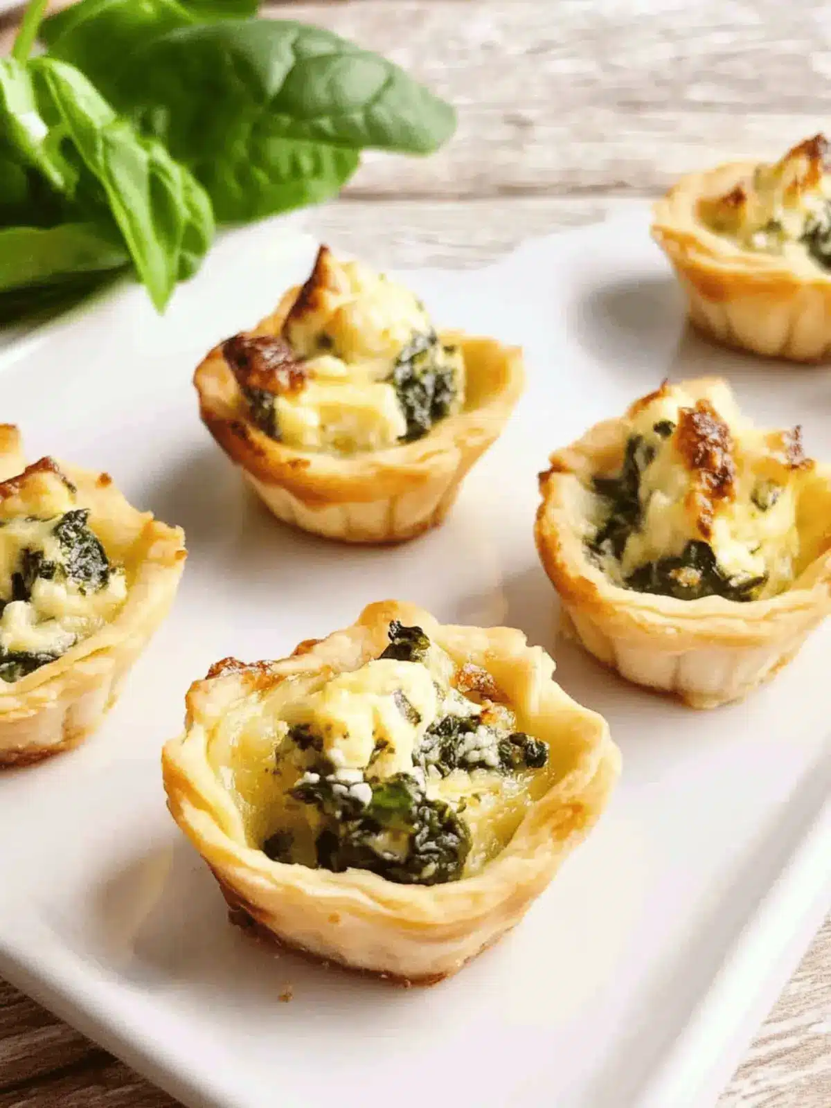 Mini Cheese and Spinach Tartlets: Easy, Savory Bites for All 2 Mini Cheese and Spinach Tartlets