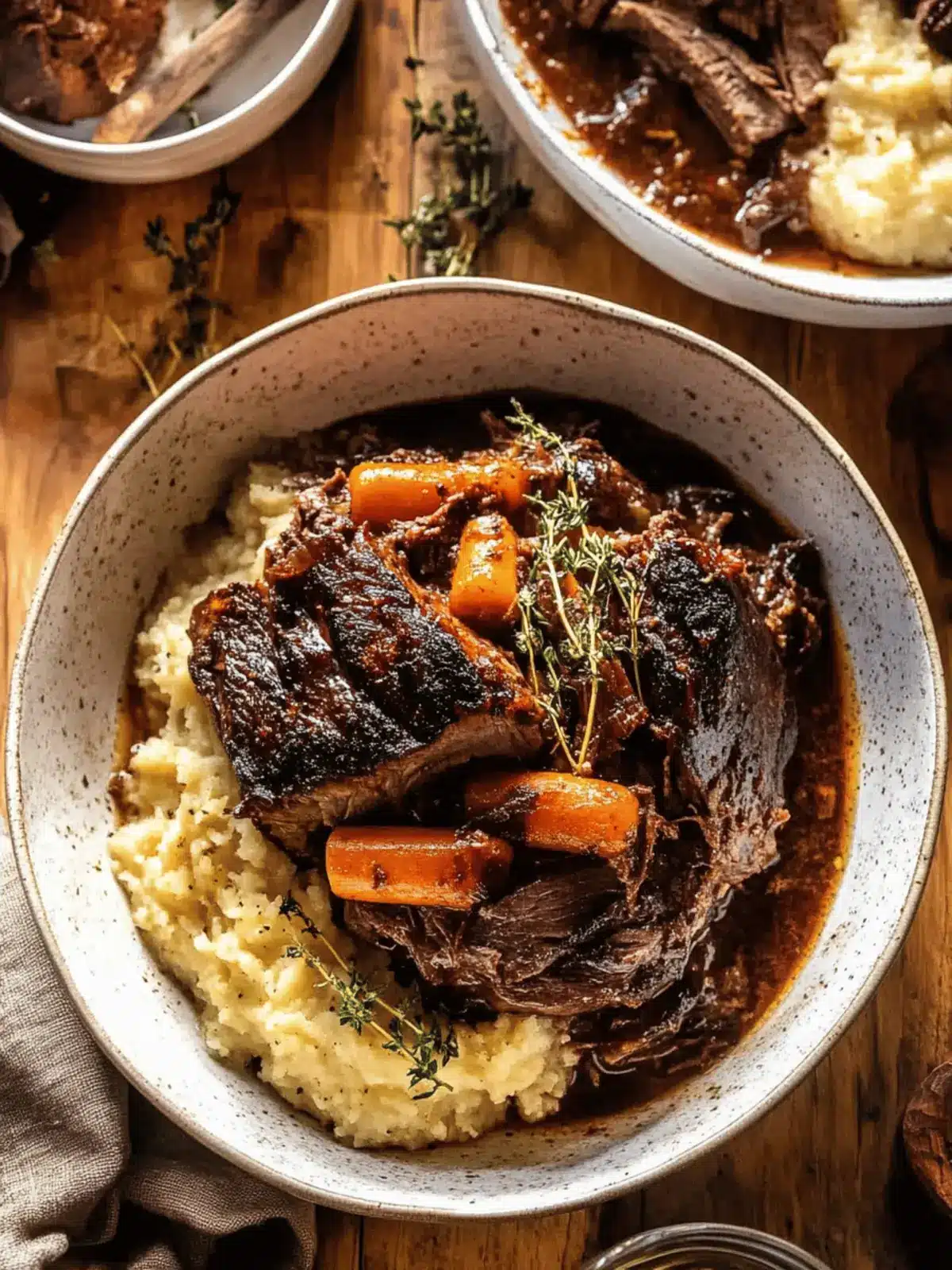 Red Wine Braised Pot Roast.