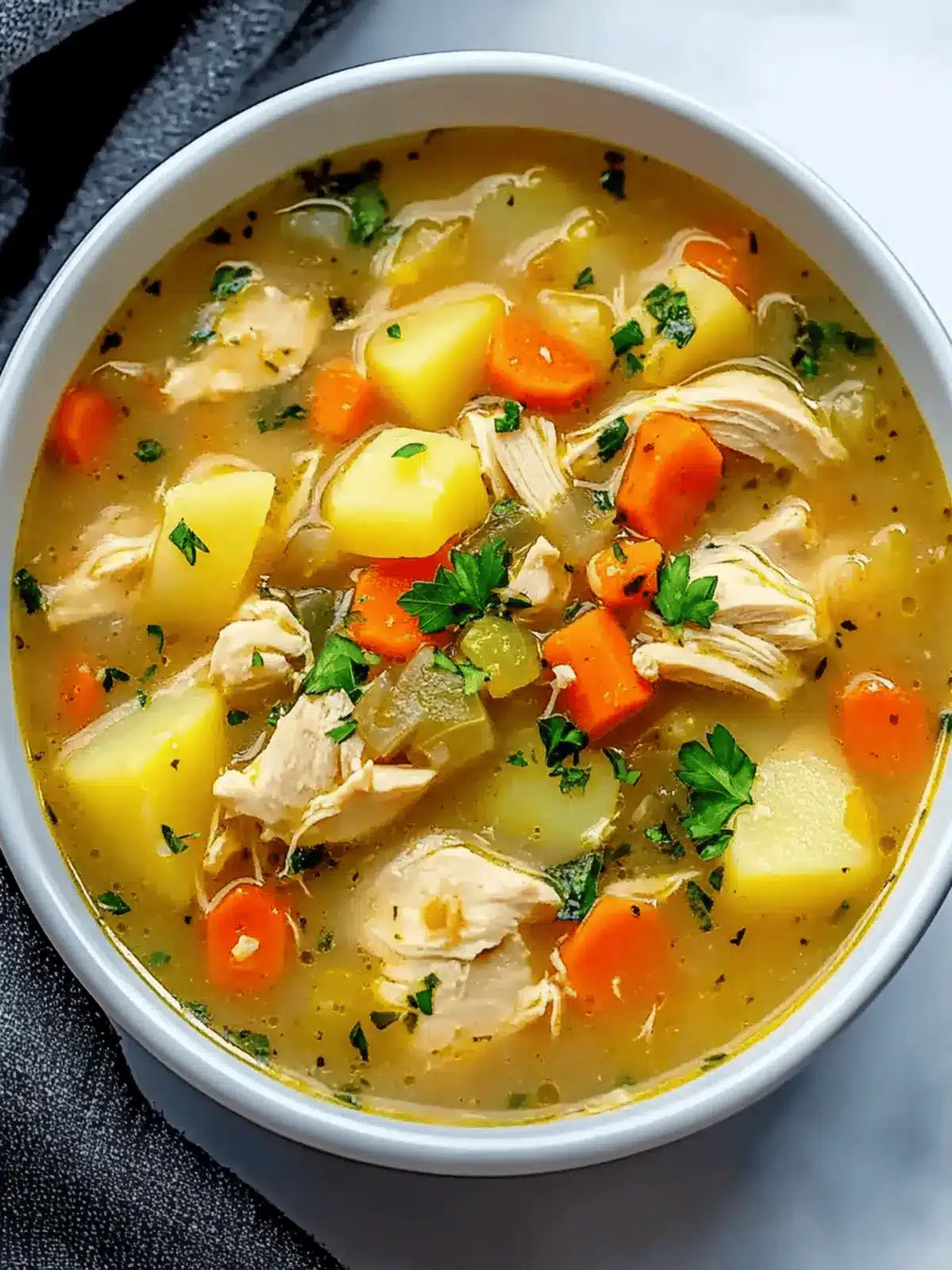 Creamy Chicken Soup with Potatoes for Cozy Nights 3 Chicken Soup with Potatoes