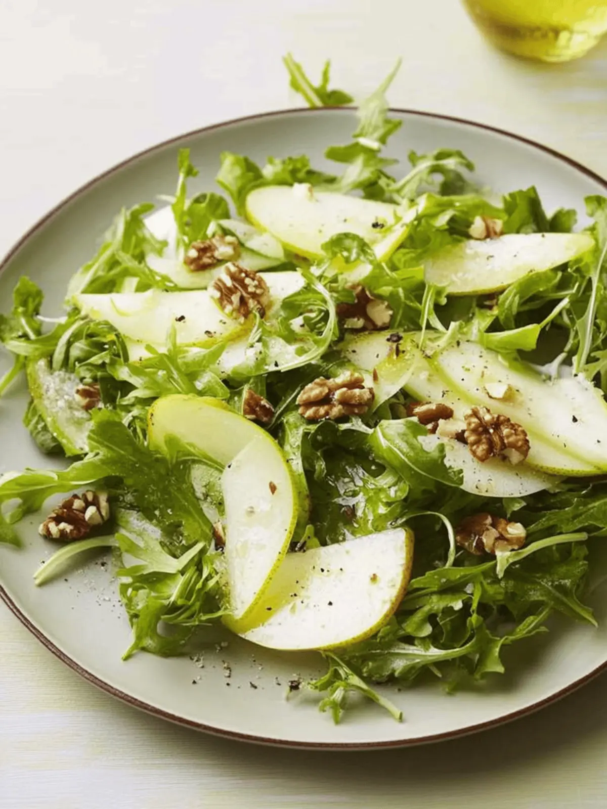 Fresh Pear & Walnut Salad with Apple Pie Spice Magic 4 Pear & Walnut Salad
