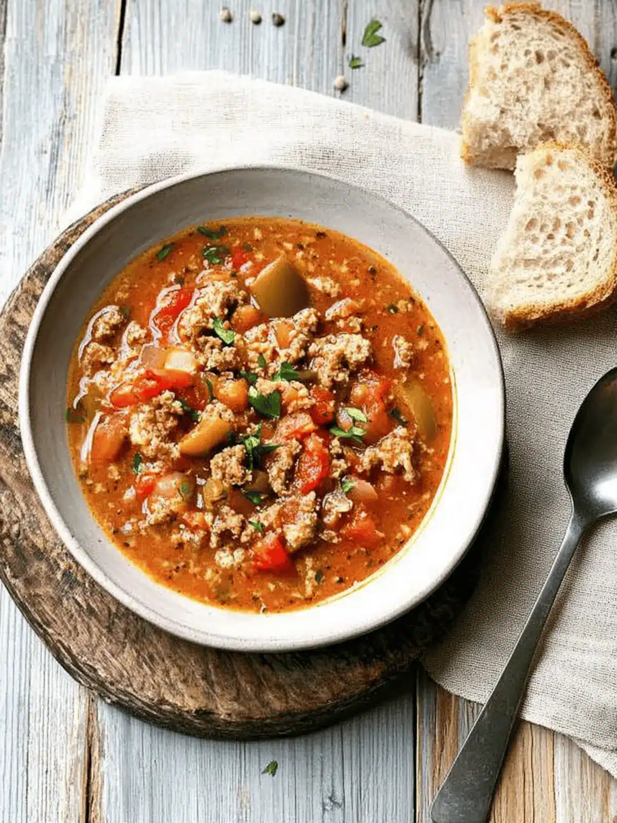 Hearty Stuffed Pepper Soup Recipe for Cozy Nights at Home 3 Stuffed Pepper Soup