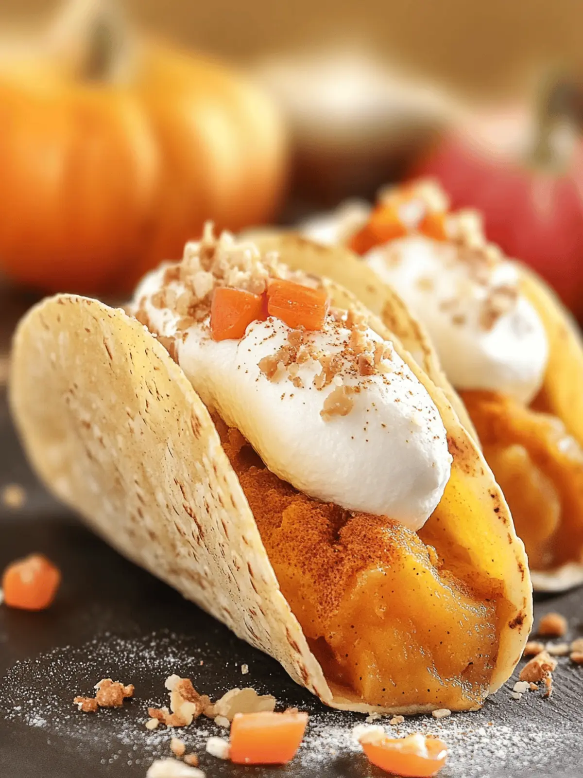 Pumpkin Pie Tacos