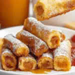 Pumpkin French Toast Roll-Ups