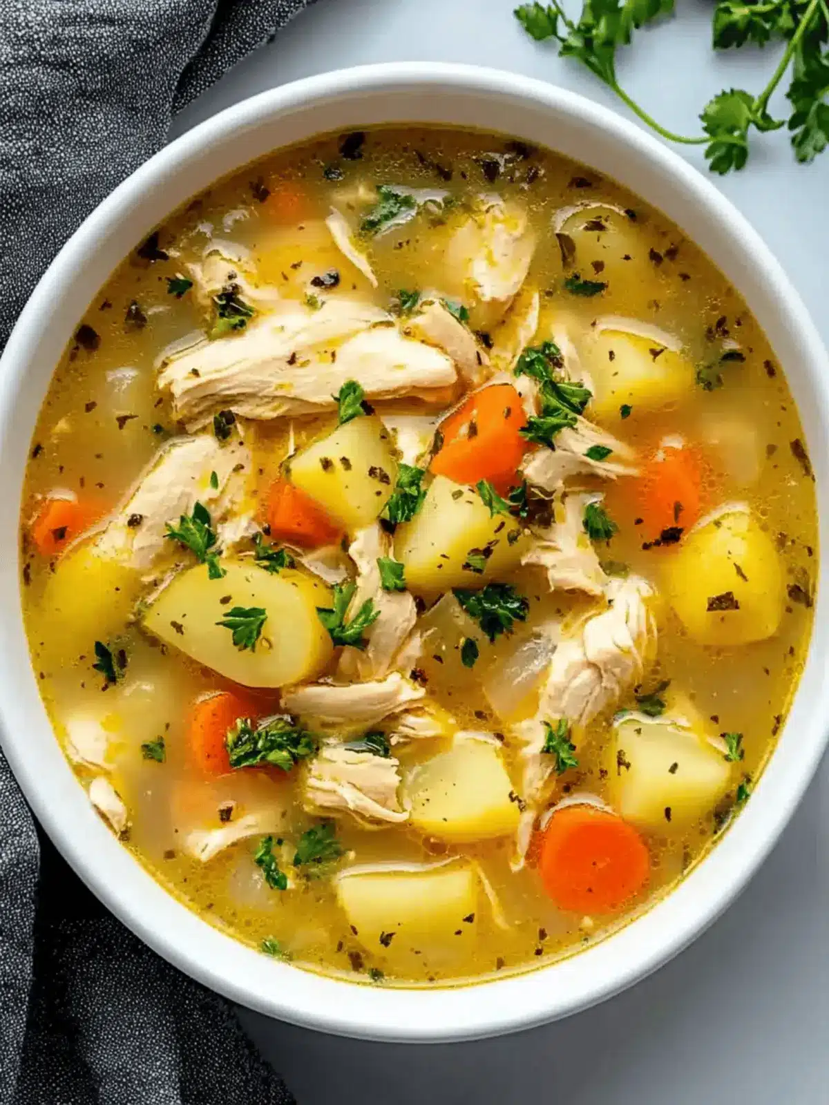 Creamy Chicken Soup with Potatoes for Cozy Nights 4 Chicken Soup with Potatoes
