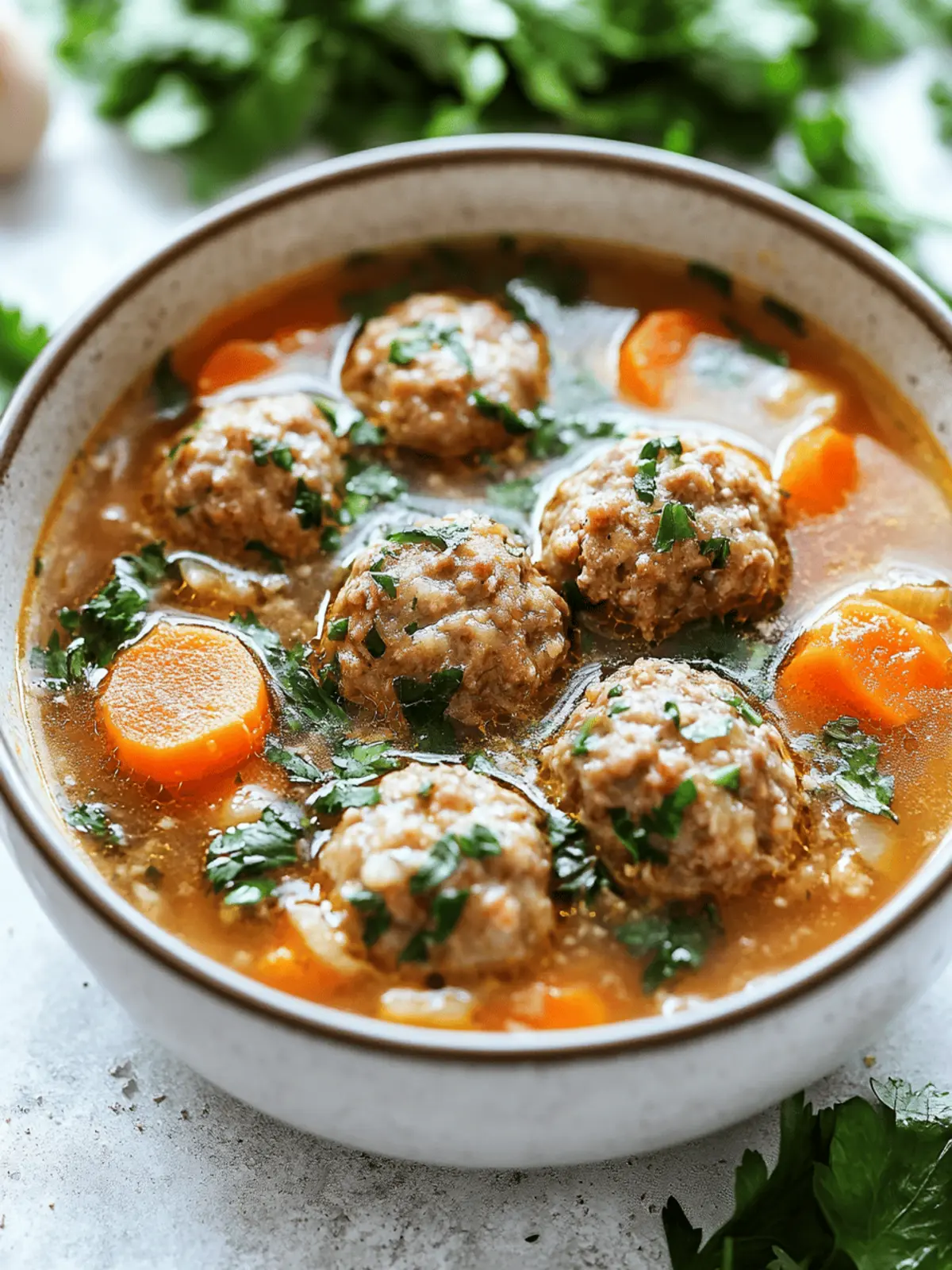 Crockpot Meatball Soup