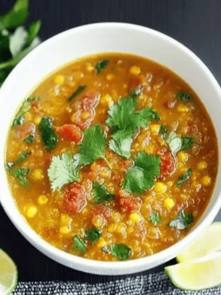 Mexican Red Lentil Stew