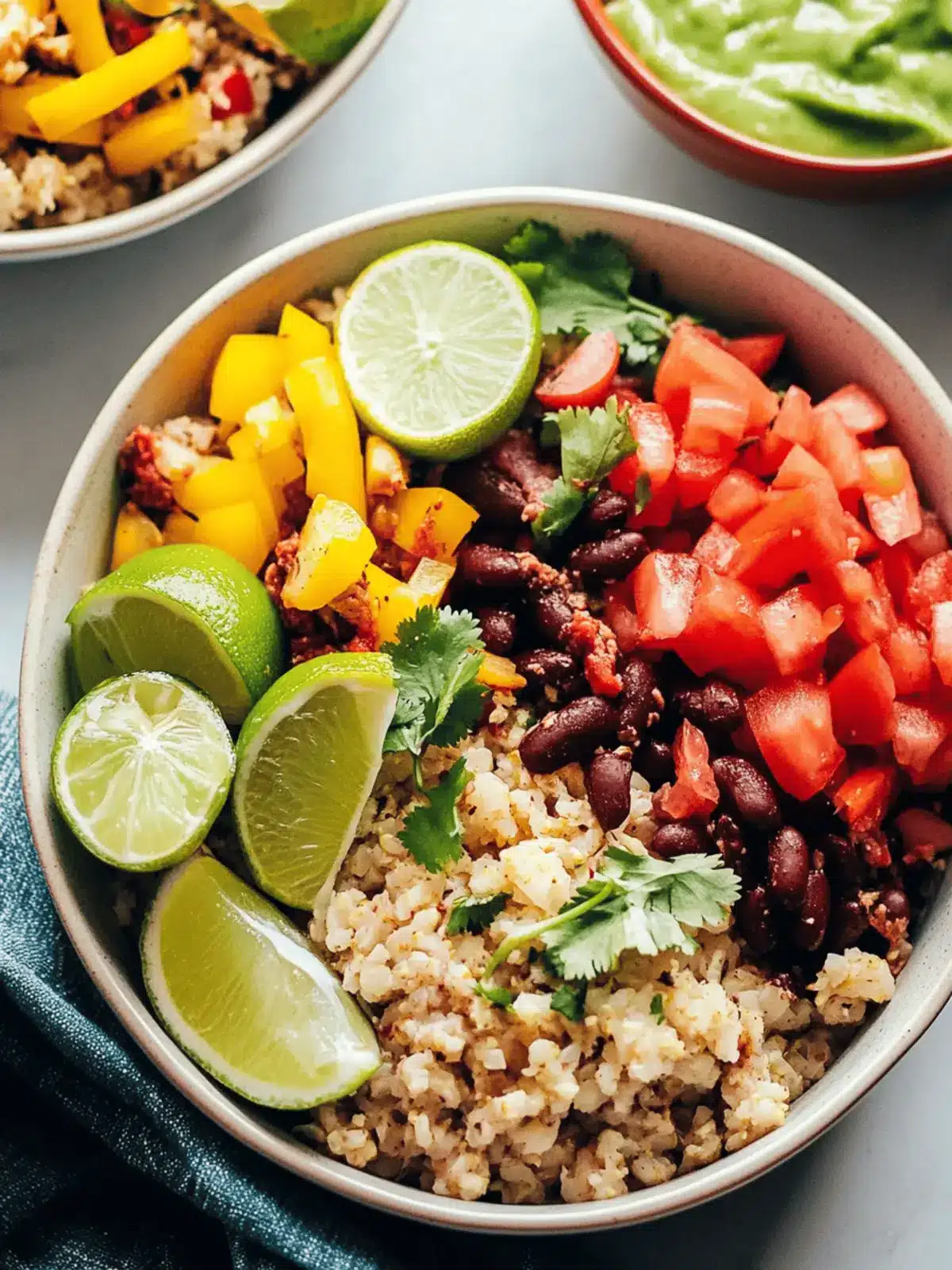 Cauliflower Rice Burrito Bowl