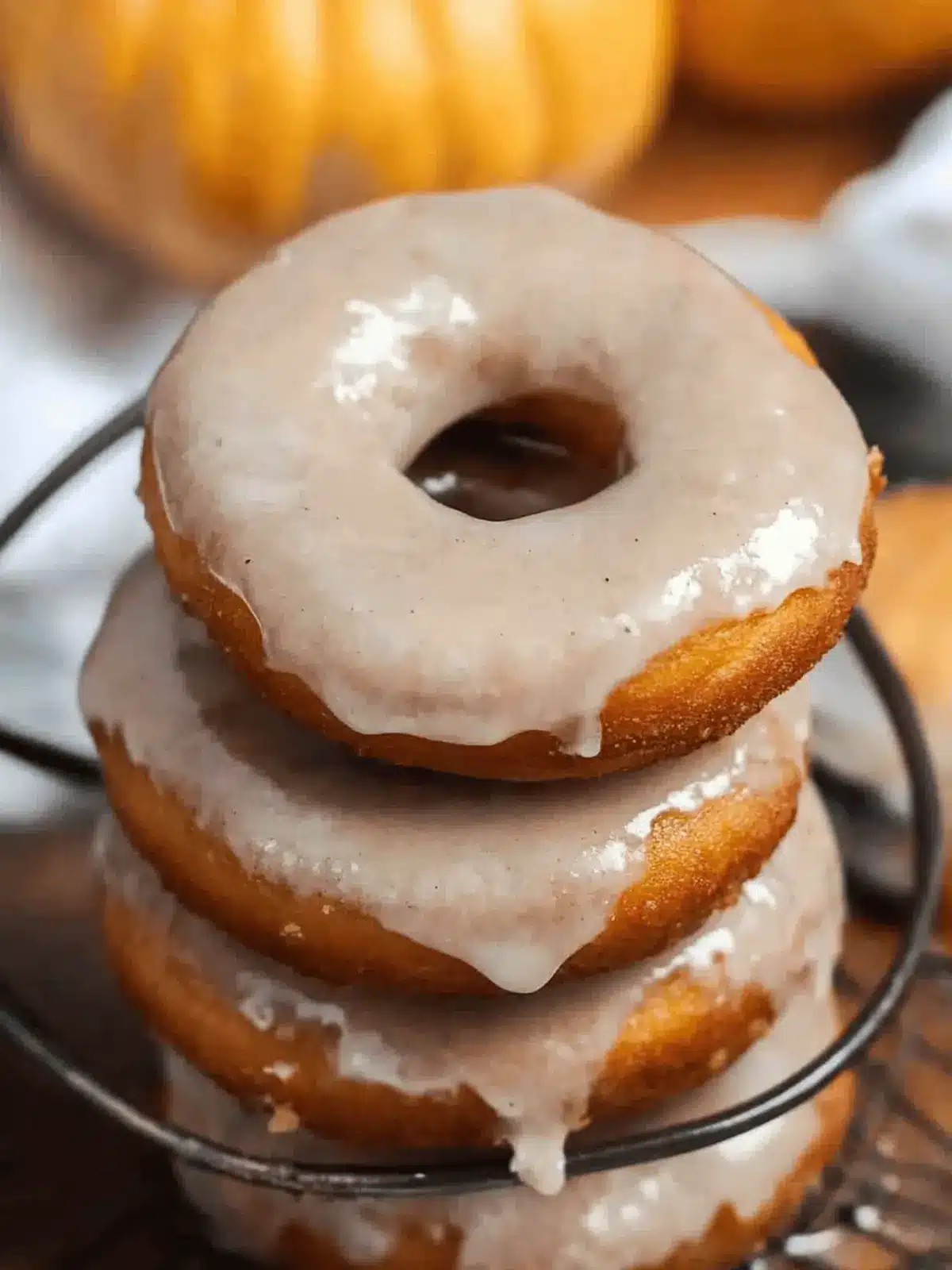 Irresistible Glazed Pumpkin Donuts for Cozy Fall Mornings 4 Glazed Pumpkin Donuts