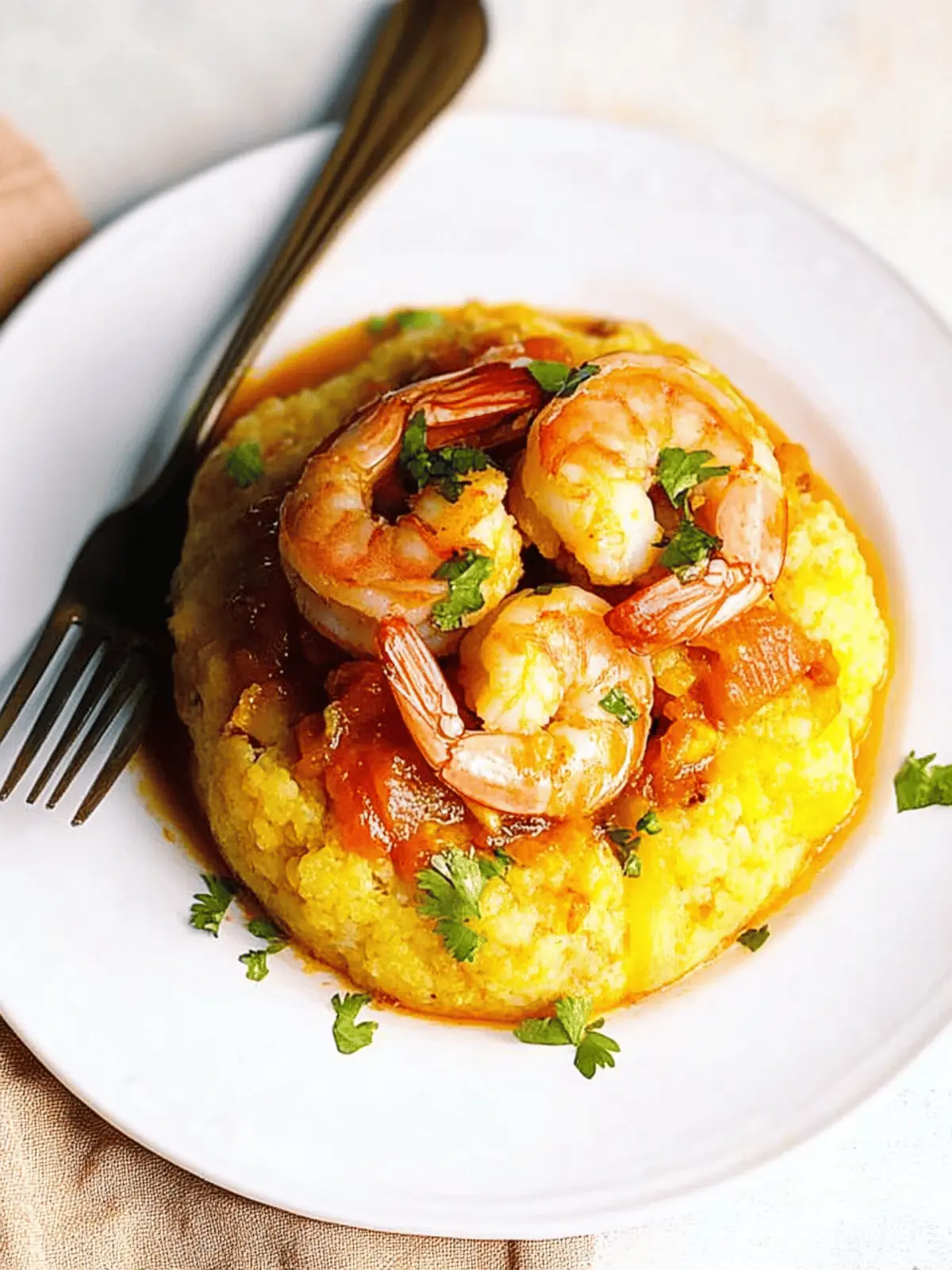 Lighter Mofongo with Shrimp and Crispy Bacon Bliss 2 Mofongo with Shrimp