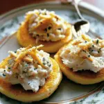 Johnnycakes with Peekytoe Crab