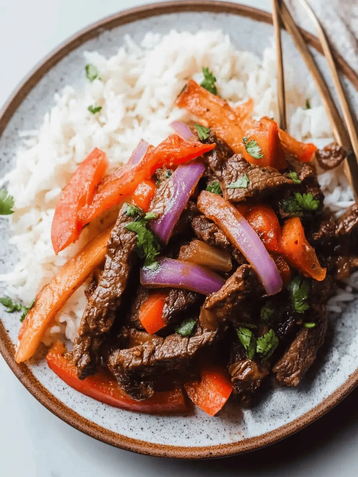 Lomo Saltado (Peruvian Beef Stir Fry)