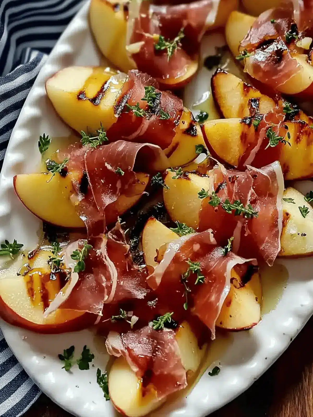 Delicious Grilled Apples with Prosciutto and Honey Twist 3 Grilled Apples with Prosciutto and Honey