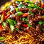 Sticky Beef Noodles