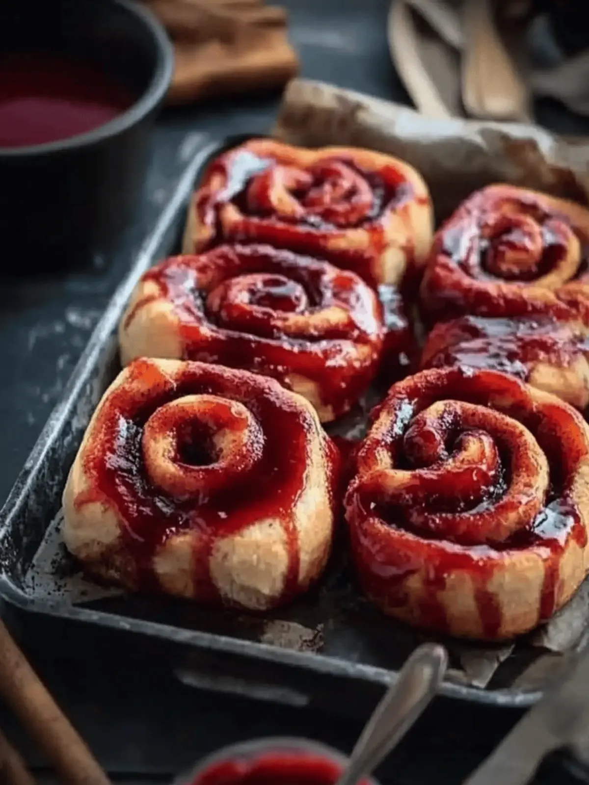 Halloween Cinnamon Rolls