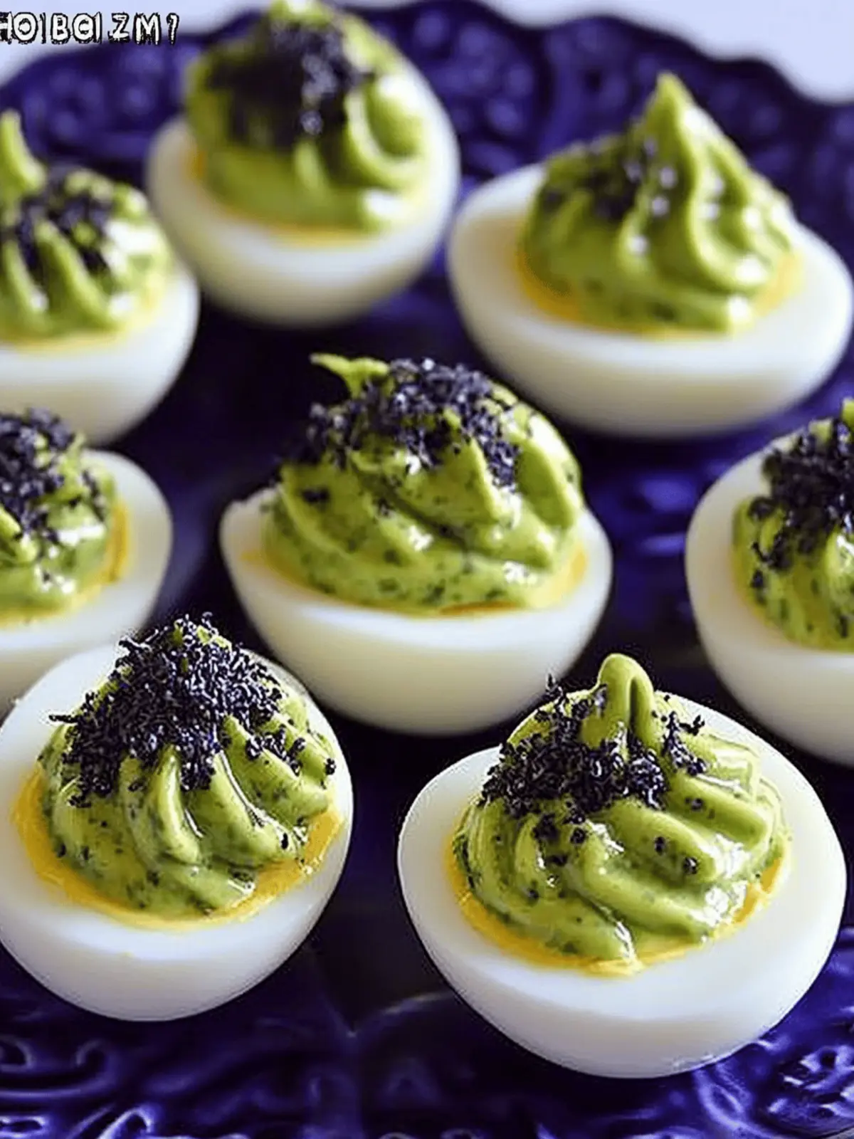 Deliciously Rotten Deviled Eggs