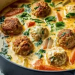Creamy Italian Meatball Soup Recipe