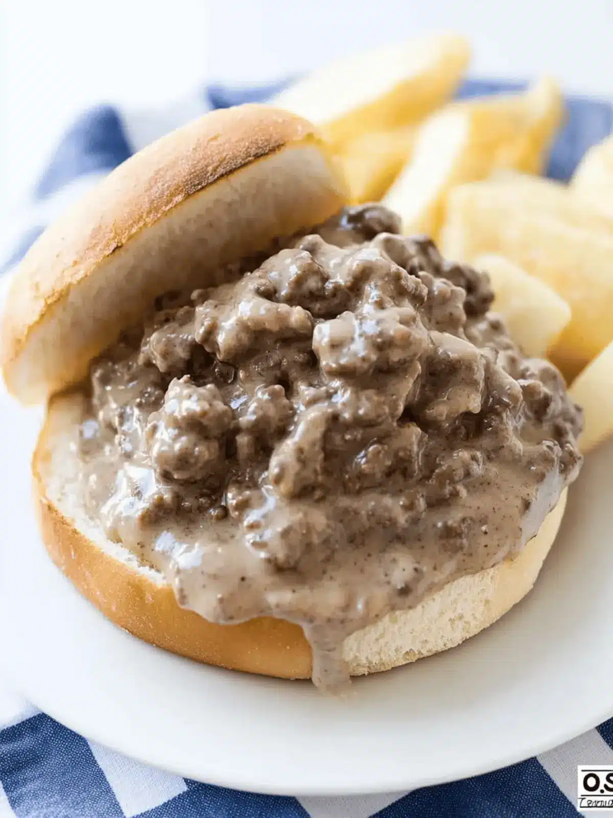 Savor Classic S.O.S. (Creamy Hamburger Gravy) Tonight! 2 S.O.S. (Creamy Hamburger Gravy)