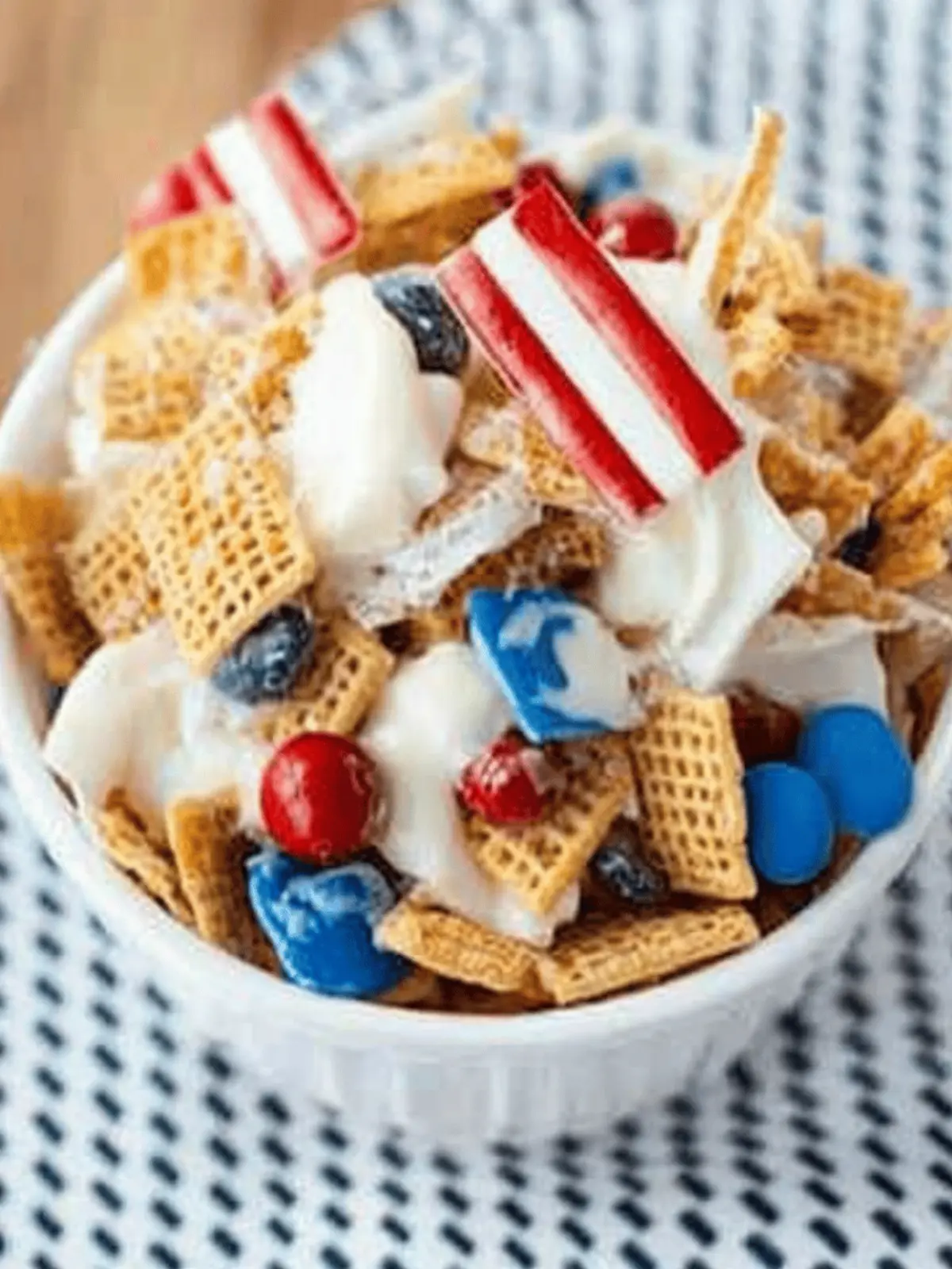Patriotic Chex Mix