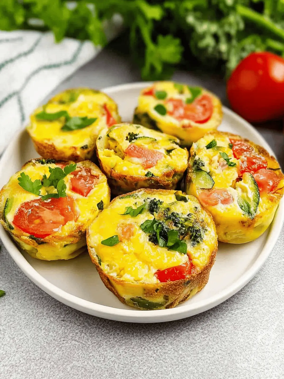 Healthy and Easy Veggie Egg Bites