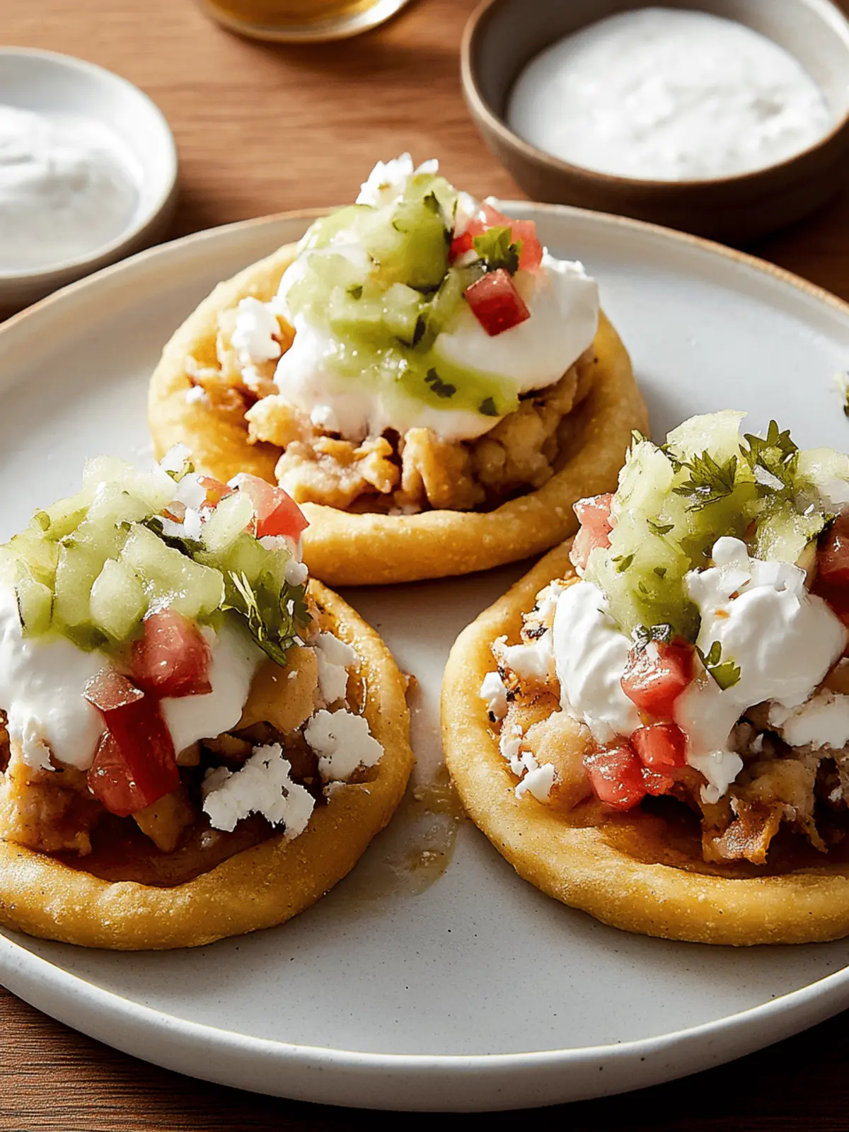 Sopes: Irresistibly Crispy Mexican Treats You’ll Love 4 Sopes