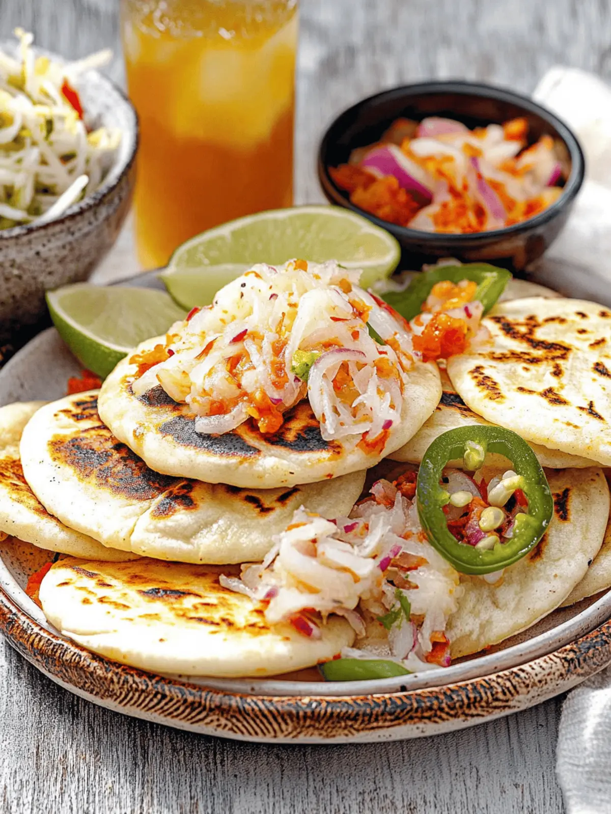 Pupusas with Curtido
